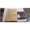 Image 1 : NEW DOUBLE SIDED TABLETOP EASEL AND 3 TIGER'S EYE TREES