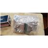 Image 2 : 5 NEW BATHROOM TOWEL RINGS, AND CONAIR DOUBLE CERAMIC ROLLER SET