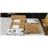 Image 1 : 2 TABLETOP TV STANDS, 2 TV/MONITOR WALL MOUNTS, CLAMP ON ARM REST, CORD MANAGEMENT KIT AND MONITOR R