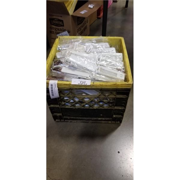 CRATE OF COMB/LINT ROLLERS