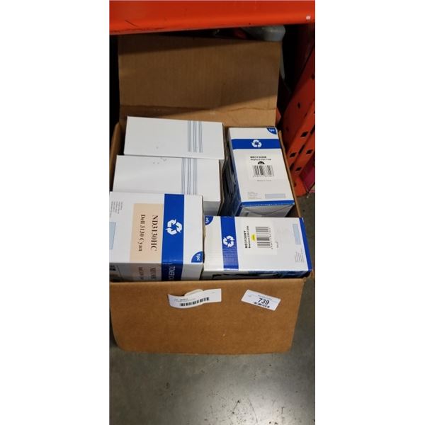 5 TONER CARTRIDGES