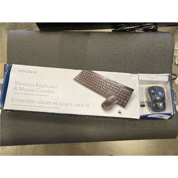 INSIGNIA WIRELESS KEYBOARD AND MOUSE COMBO