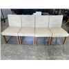 Image 1 : 4 MODERN DINING CHAIRS
