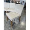 Image 4 : 4 MODERN DINING CHAIRS
