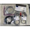 Image 1 : ASSORTED LENGTHS OF CAT 6 CABLES, POWER CABLE AND HARD SHELL CASE