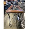 Image 2 : MODERN GLASS TOP HALL TABLE