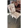 Image 3 : PATIO SET WITH GLASSTOP TABLE, UNBRELLA AND FOUR CHAIRS