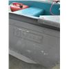 Image 12 : SEARS ALUMINUM 12FT FISHING BOAT WITH HONDA 8HP FOUR STROKIE GAS MOTOR, RUNNING, INCLUDED OARS, 2 SE