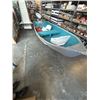 Image 2 : SEARS ALUMINUM 12FT FISHING BOAT WITH HONDA 8HP FOUR STROKIE GAS MOTOR, RUNNING, INCLUDED OARS, 2 SE
