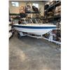 Image 1 : 17FT VANGUARD FIBERGLASS BOAT ON TRAILER WITH MERCURY 115HP OUTBOARD, POWER TILT, RUNNING, WITH NEW 