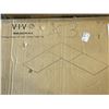 Image 2 : VIVO VINTAGE BROWN 75 X 63 CORNER ELECTRIC SIT TO STAND DESK WITH BLACK LARGE ELECTRIC SINGLE MOTOR 