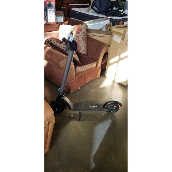 QUEST ELECTRIC SCOOTER, WORKING BUT NO CHARGER
