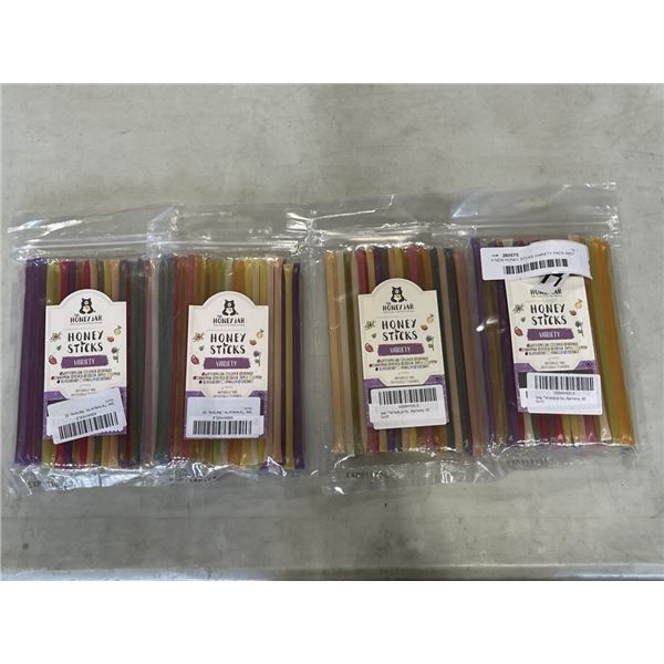 4 NEW HONEY STCKS VARIETY PACK 50CT
