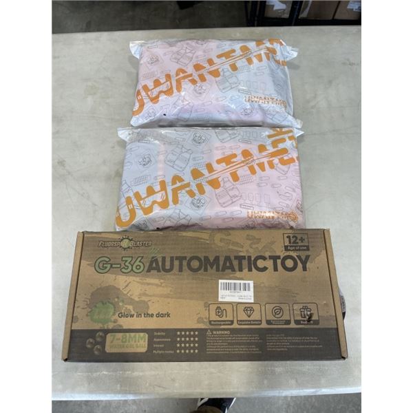 NEW GEL BLASTER, AND 2 KIDS TACTICAL VEST KITS, WITH FOAM BULLETS