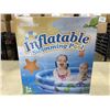 Image 2 : 2 NEW INFLATABLE SWIMMING POOLS, 4' DIAMETER X 1' TALL
