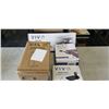 Image 1 : HEAVY DUTY PC MOUNT, GLASS MONITOR RISER, CLAMP ON ARM REST 2 PACK AND MOUNSE PAD