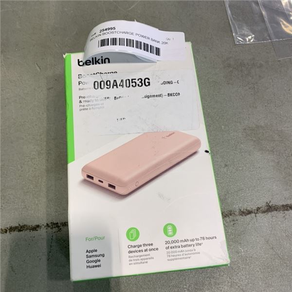 BELKIN BOOSTCHARGE POWER BANK 20K