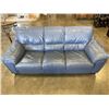 Image 1 : BLUE LEATHER COUCH