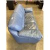 Image 4 : BLUE LEATHER COUCH