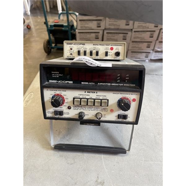 VINTAGE SENCORE CAPACITOR-INDUCTOR ANALYZER, MODEL LC75