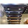 Image 3 : ASPENHOME MODERN BLACK HIGHBOY DRESSER WITH SIDE HIDDEN JEWELLERY BOX