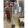 Image 1 : ETCHED GLASS PANEL FLOOR LAMP, WITH DIMMER