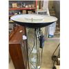 Image 2 : ETCHED GLASS PANEL FLOOR LAMP, WITH DIMMER