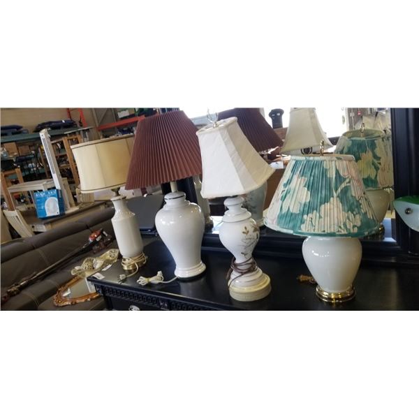 4 TABLE LAMPS