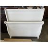 Image 2 : SINGLE SIZE WHITE BED FRAME