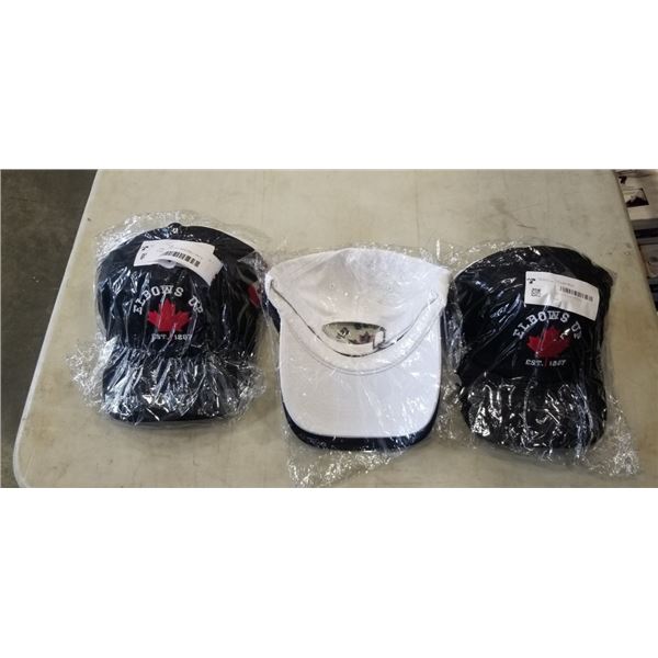 6 NEW "ELBOWS UP" BASEBALL HATS