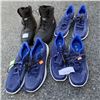 Image 1 : 4 PAIRS OF SIZE 10 FOOTWEAR RUNNING SHOES AND WATERPROOF BOOTS