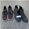 Image 1 : TWO NEW PAIRS OF SIZE 13 GEORGE SLIP-ON SHOES AND ATHLETIC WORKS SNEAKERS