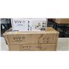 Image 1 : VIVO PNEUMATIC ARM SINGLE ULTRA WIDE MONITOR DESK MOUNT, VIVO DUAL VERTICAL MONITOR DESK MOUNT, AND 
