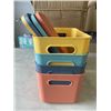 Image 2 : STORA FUNCTIONAL STORAGE BINS WITH LIDS, 4 COLORS