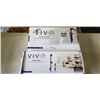Image 3 : VIVO FLIP DOWN CEILING TV AND MONITOR MOUNT, DUAL VERTICAL MONITOR DESK MOUNT, MICRO GAP TV WALL MOU