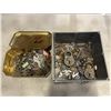 Image 1 : CONTAINER OF OLD KEYS, SOME PADLOCKS AND SKELETON KEYS