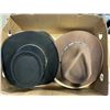 Image 2 : ASSORTED COWBOY AND SUN HATS, INCLUDING KIMBERLEY CLARK COWBOY HARD HAT