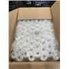 Image 3 : CASE OF NEW 50ML GLASS BOTTLES WITH DROPPER LIDS