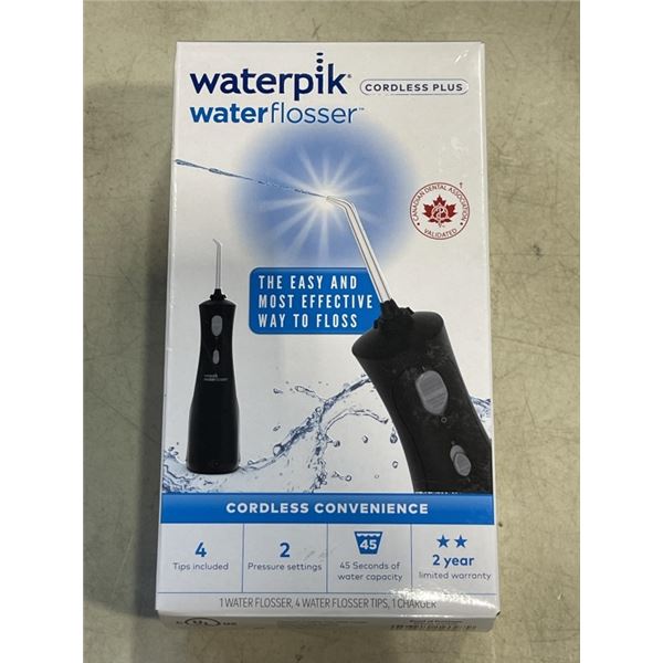 WATERPIK CORDLESS PLUS WATERFLOSSER, TESTED WORKING