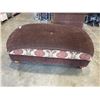 Image 1 : LARGE BROWN FABRIC OTTOMAN