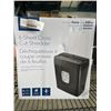 Image 2 : INSIGNIA 6 SHEET CROSS CUT PAPER SHREDDER - TESTED WORKING, RETAIL $69