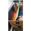 Image 3 : BOX OF ASSORTED NEW AND LIGHTLY USED HOUSEHOLD ITEMS, SCALE, WAFFLE MAKER, BACKPACK NEW TOWELS ETC