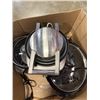 Image 2 : BREVILLE WAFFLE IRON, 2 CROCK POTS, AND ELECTRIC MIXER