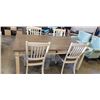 Image 1 : ASHLEY FURNITURE MODERN FARM HOUSE DINING TABLE WITH STORAGE DRAWERS AND 4 CHAIRS