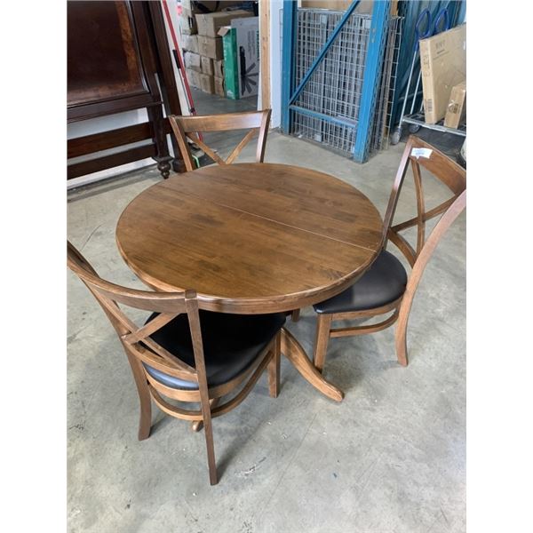 3' ROUND DINING TABLE WITH 3 CHAIRS