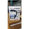 Image 2 : HAMILTON BEACH 1.7L GLASS KETTLE - TESTED WORKING