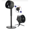 Image 1 : SHARK FLEXBREEZE OSCILLATING PEDESTAL FAN WITH INSTACOOL MIST ATTATCHMENT - TESTED WORKING, RETAIL $