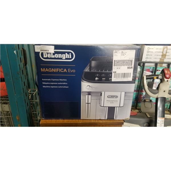 DELONGHI MAGNIFICA EVO AUTOMATIC ESPRESSO MACHINE WITH FROTHER AND GRINDER - TESTED WORKING RETAIL $