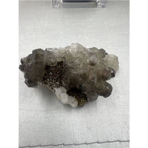 2.9  INCH CLACITE WITH PYRITE SPECIMEN