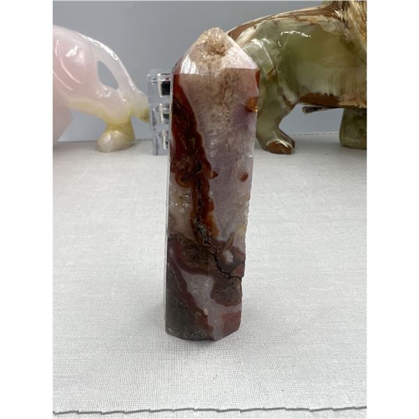 3.2 INCH NATURAL CARNELIAN CRYSTAL TOWER